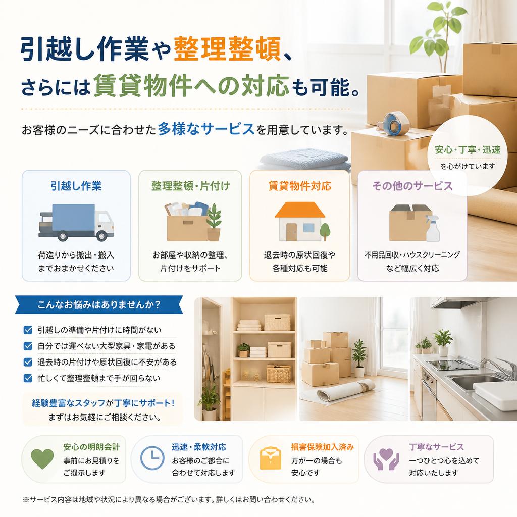 多様なサービスを提供