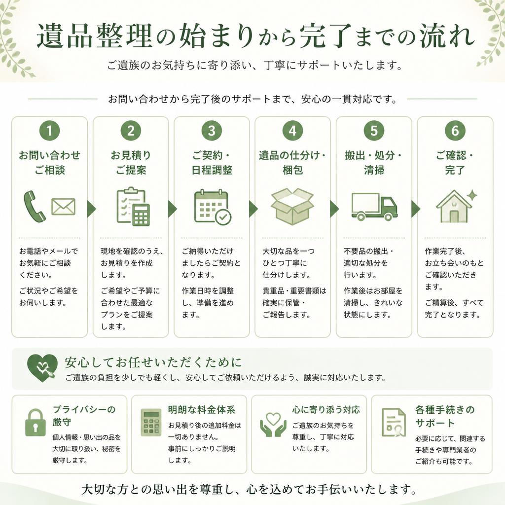 サービスの流れ