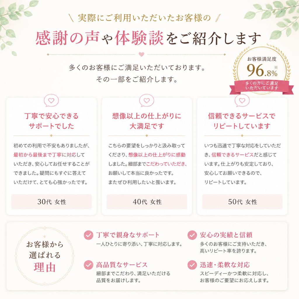 5. お客様の声