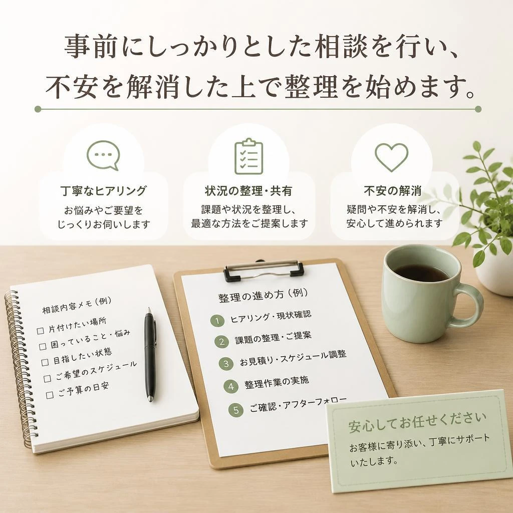 プロの資格を持つスタッフによる対応