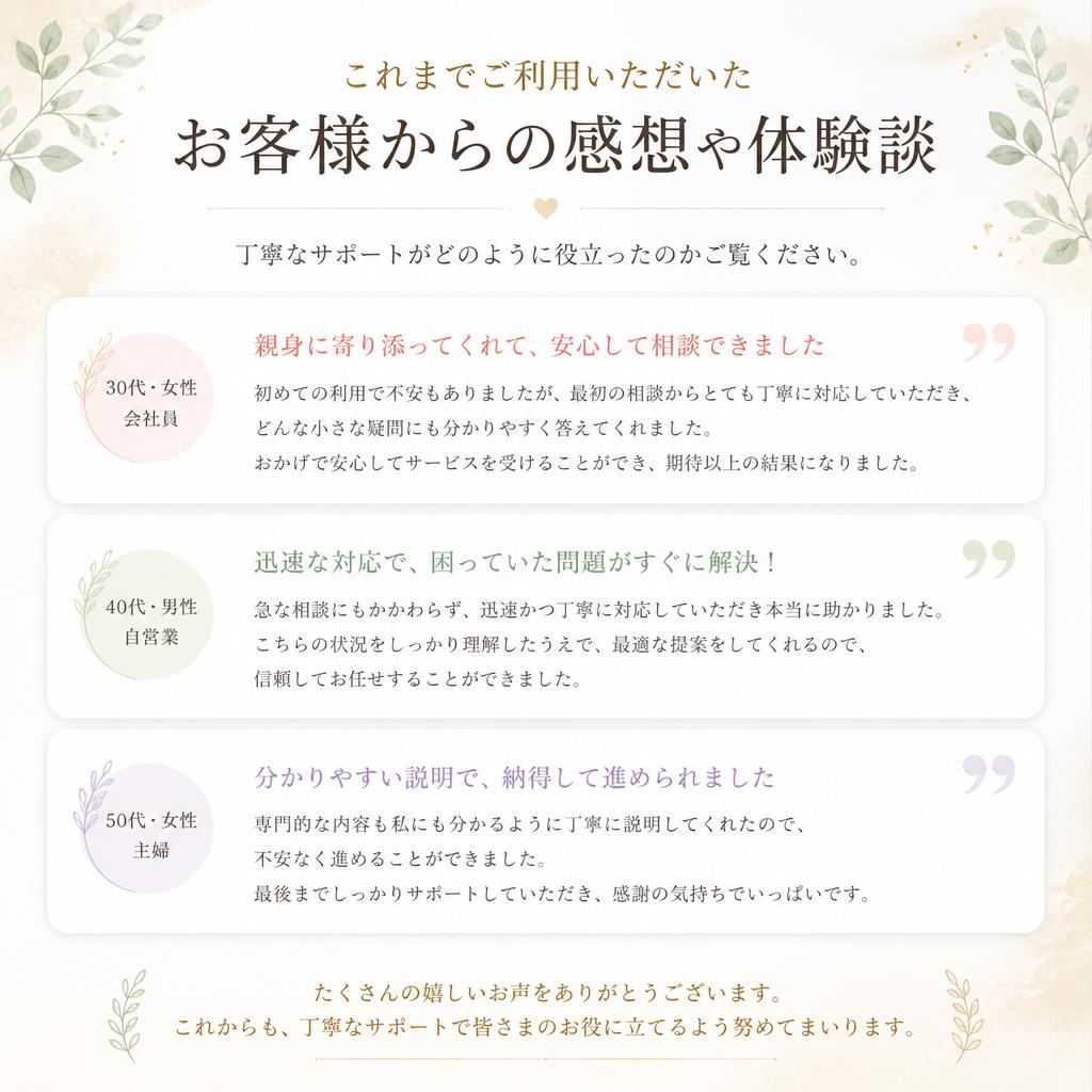お客様の声