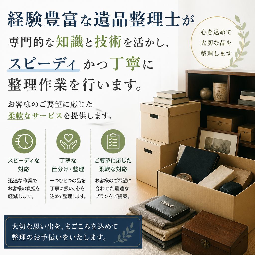 専門士による質の高いサービス