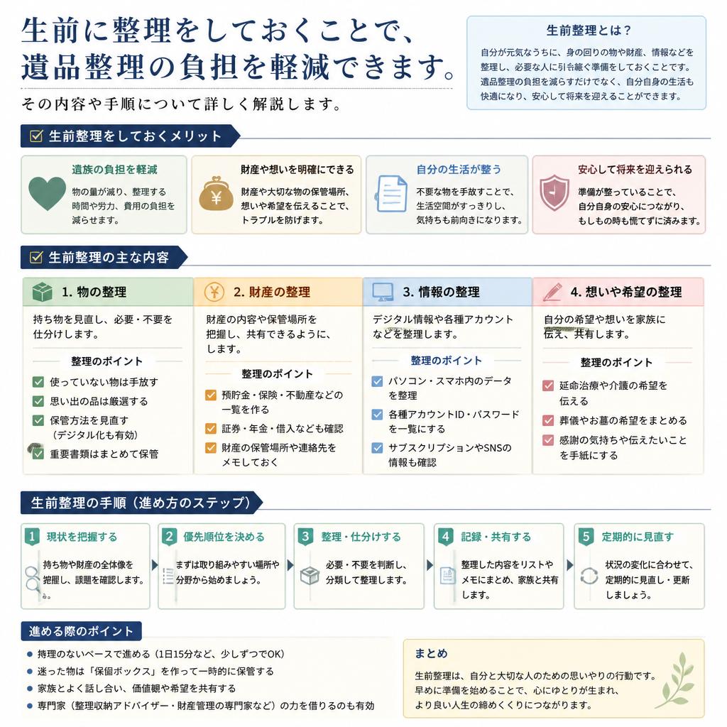 生前整理のメリット