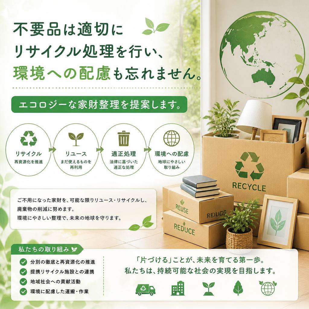 エコ処分で環境に優しい選択を