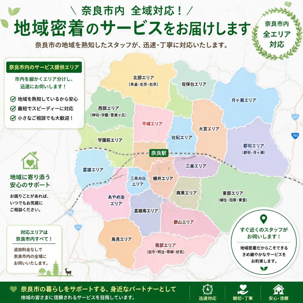 5. 奈良市での対応エリア