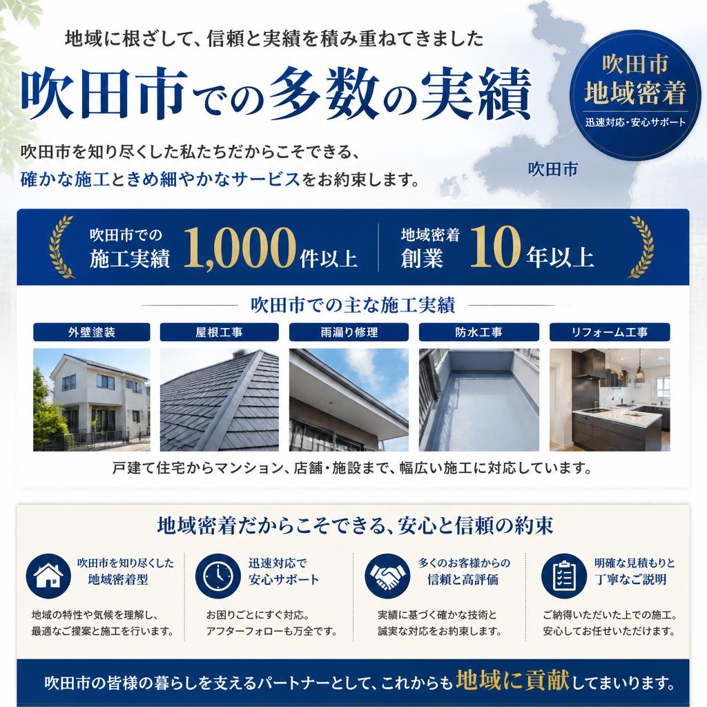 吹田市内での実績