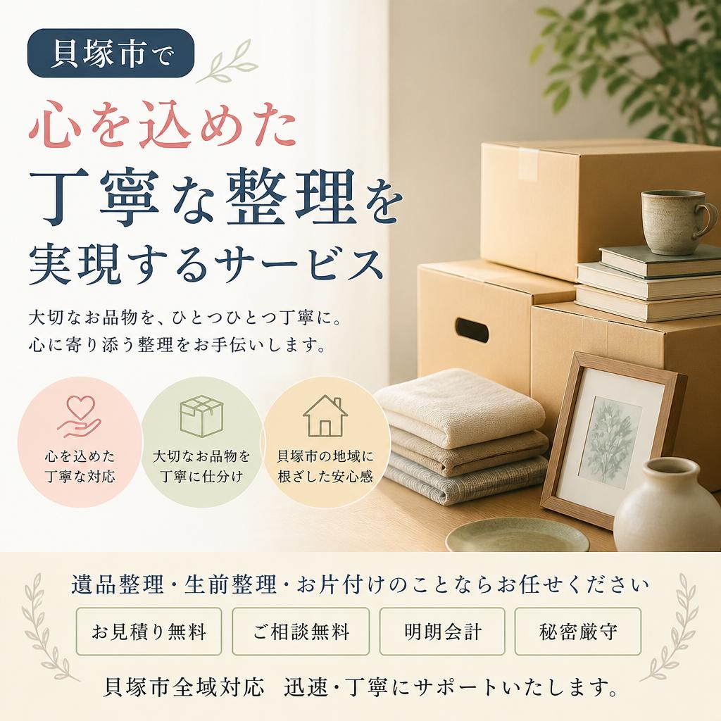 貝塚市で心を込めた丁寧な整理を実現するサービス　有限会社レジェンズ