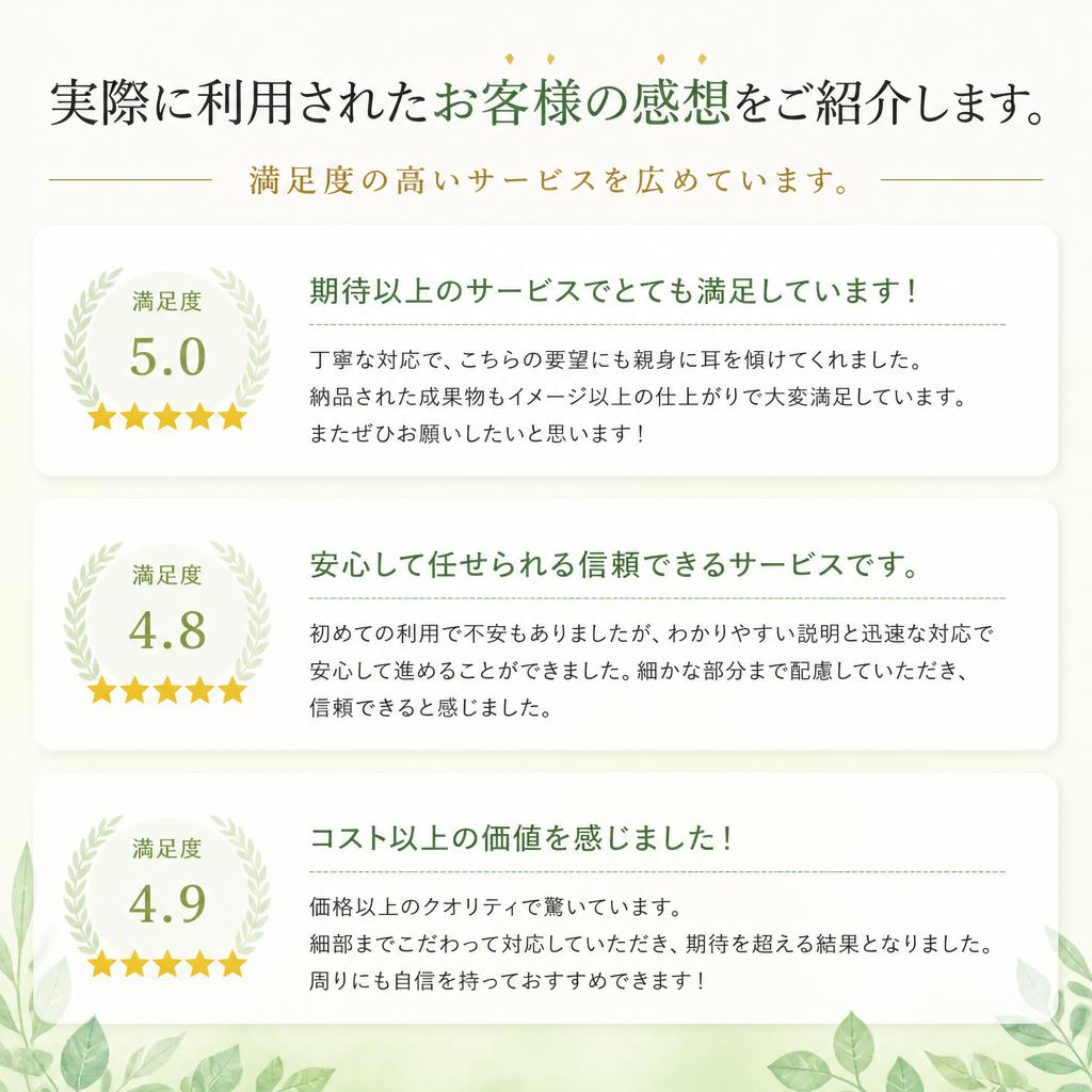 お客様の声